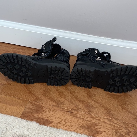 Cesare Paciotti Leather 29 Combat Boots Girls laces & Zipper - Picture 7 of 9